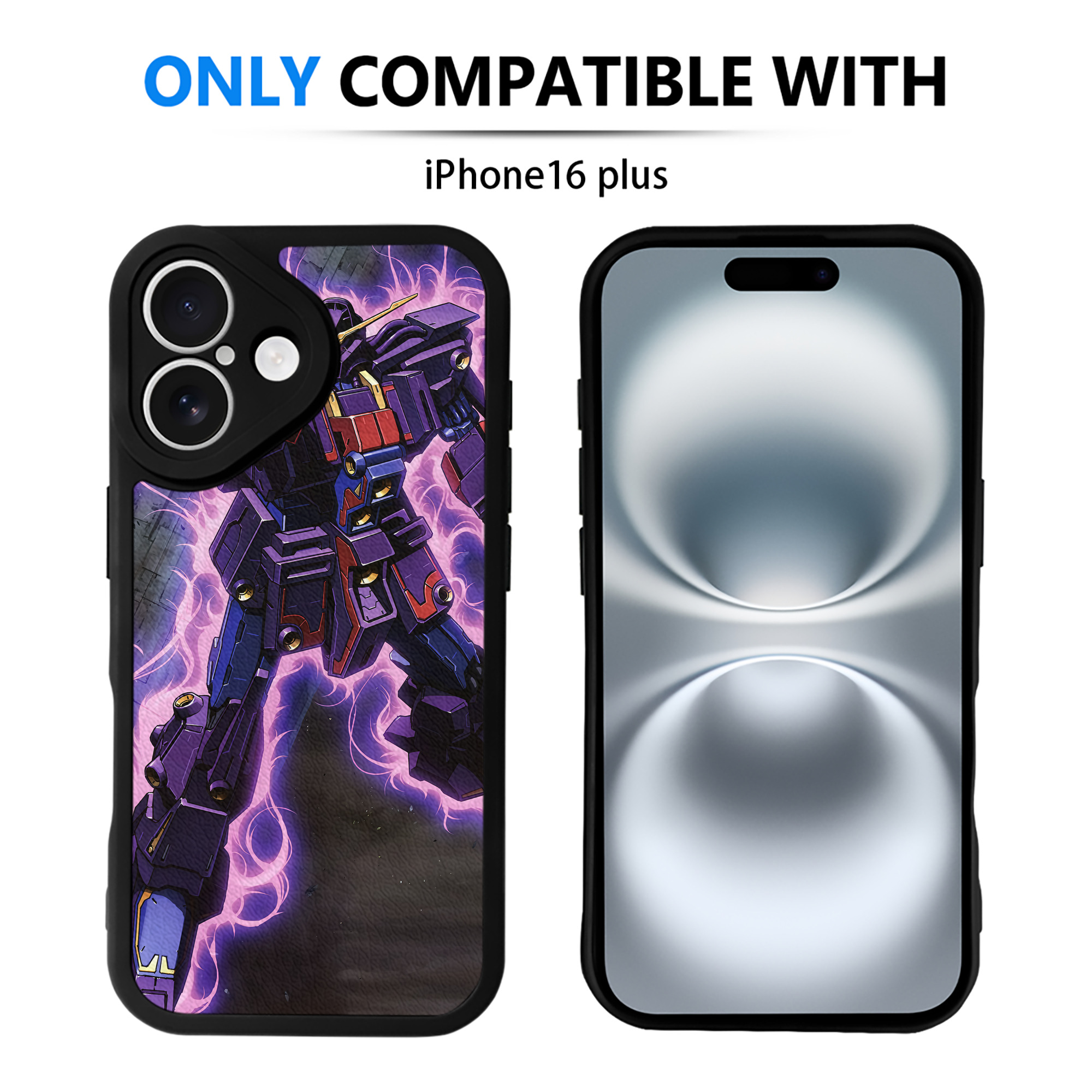 （画像用） 機動戦士ガンダム Mobile Suit Gundam 【iPhone 16シリーズ対応】シリコンスマホケース（レザー調） 材質：シリコン